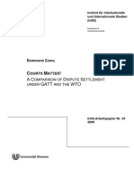 Wto Gatt Dispute Settlment Mechanism