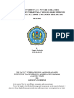 The Effectivness of Picture in Teaching Vocabulary: An Experimental at Second Grade Students of SMK Pariwisata Mataram in Academic Year 2012/2013