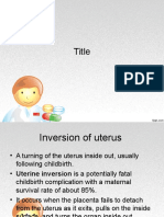 Uterine Inversion