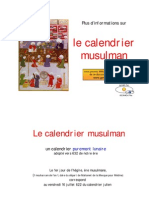 Calendrier Musulman