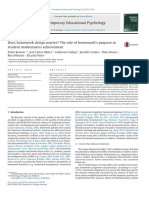 1 Does Homework Design Matter The Role of Homework's Purpose in Student Mathematics Achievement