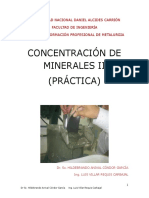 Guía de Practicas de Concentración de Minerales II