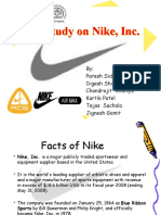 Case Study On Nike, Inc