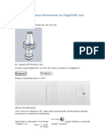 Criando Uma Nova Ferramenta No EdgeCAM Com Suporte