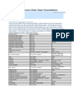 Data Type Translations