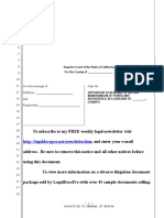 Sample Opposition To Renewal of Motion in California Divorce