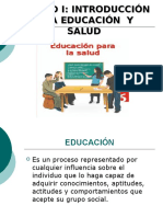 Unidad 1 Introduccion A La Educacion y Salud