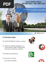 Curso Auditor Interno Tuv 2015