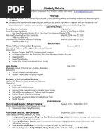 Resume and References I