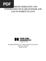 Optimizing Operation and Integration of Flare Systems and Gas To Energy Plants