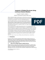 Fatigue Assessment Welded Structures Continuum Element Meshes 13