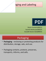 Packaging and Labeling