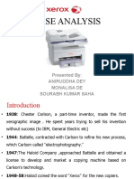 Case Analysis: Presented By: Aniruddha Dey Monalisa de Sourabh Kumar Saha