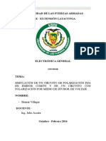 Simulación de Un Circuito de Polarización Fija en Emisor Común y de Un Circuito Con Polarización Por Medio de Divisor de Voltaje