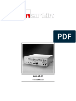 Electrosurgical Unit MARTIN ME 401 - Service Manual