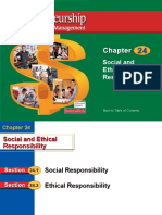 Social and Ethical Responsibility: Back To Table of Contents