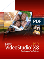 Corel VideoStCorel-VideoStudio-Pro-X8-Reviewers-Guideudio Pro X8 Reviewers Guide