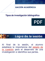 Tipos de Investigacion Bibliografica