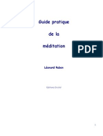 Guide Pratique de La Meditation