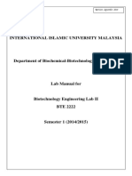 Lab Manual Thermal Science and Fluid Mechanics