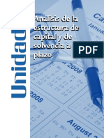 Análisis de La Estructura de Capital y de Solvencia