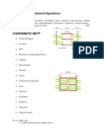 Sliding Filament Revision Sheet