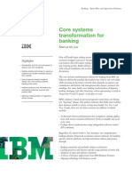 IBM Banking: Core Systems Transformation For Banking