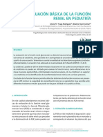 Evaluacion Basica Funcion Renal en Pediatria