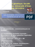 Cours - Anomalie Chromosomique