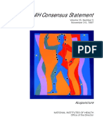 NIH Consensus Statement: Volume 15, Number 5 November 3-5, 1997