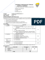 Course Outline Mathematics 3