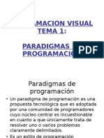 Programacion Visual - Tema 1 - Paradigmas de Programacion