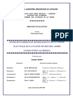 Hydrodynamique Et Modelisation de La Nappe Alluviale de La Plaine de Sidi Bel Abbès (Nord-Ouest Algérien)