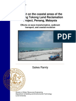 Impact On The Coastal Areas of The Tanjung Tokong Land Reclamation Project, Penang, Malaysia