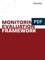 Monitoring & Evaluation Framework - Fiinovation