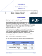 2016 Library Budget