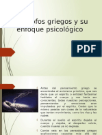 Filósofos Griegos y Su Enfoque Psicológico