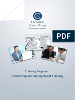 Sample Leadership and Management Training in House Prospectus