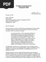 CREW: Department of Veterans Affairs: Regarding PTSD Diagnosis: Cover Letter 121808