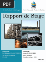 Rapport de Stage SONASID 