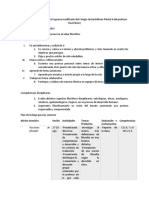 Introducción A La Filosofía Plan de Estudios