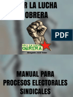 Manual para Elecciones Sindicales