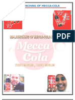 Report On Re Launching of Mecca Cola in Pakistan