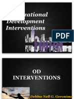 Organizational Development Interventions