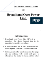 Broadband Over Power Line