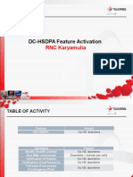 Activate DC - HSDPA Feature RNC - HW Karyamulia