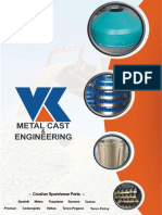 Stone Crusher Spare Parts Manufacturer and Supplier - VK Metal Cast & Engineering Brochure