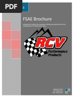 RCV Performance FSAE Brochure PDF