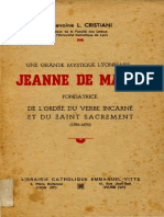 JEANNE DE MATEL Chanoine L. Cristiani 1947