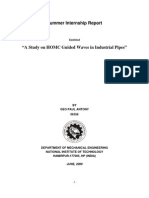 A Study On HOMC Guided Waves in Industrial Pipes